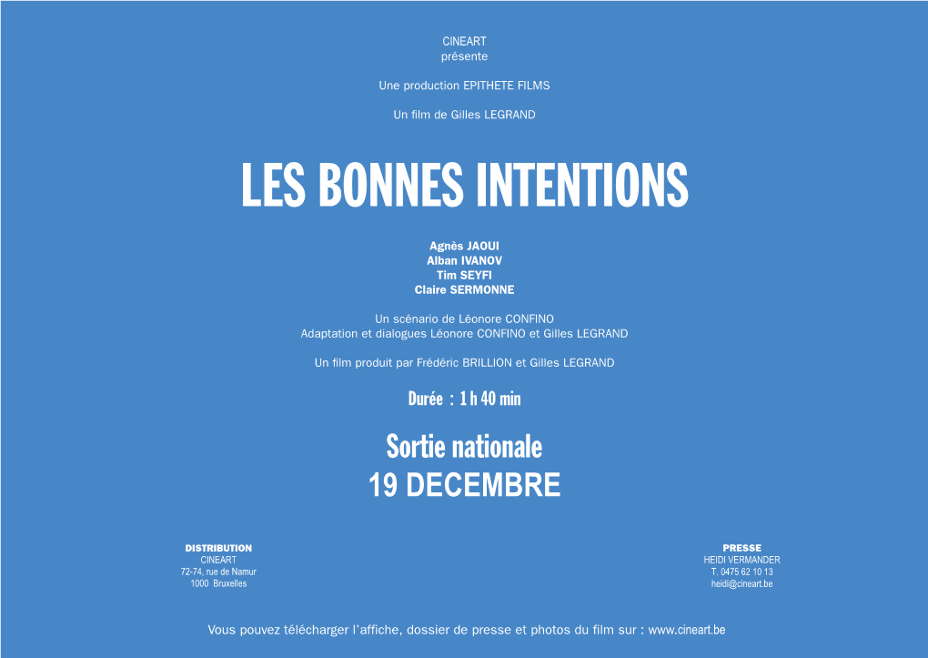 Les Bonnes Intentions