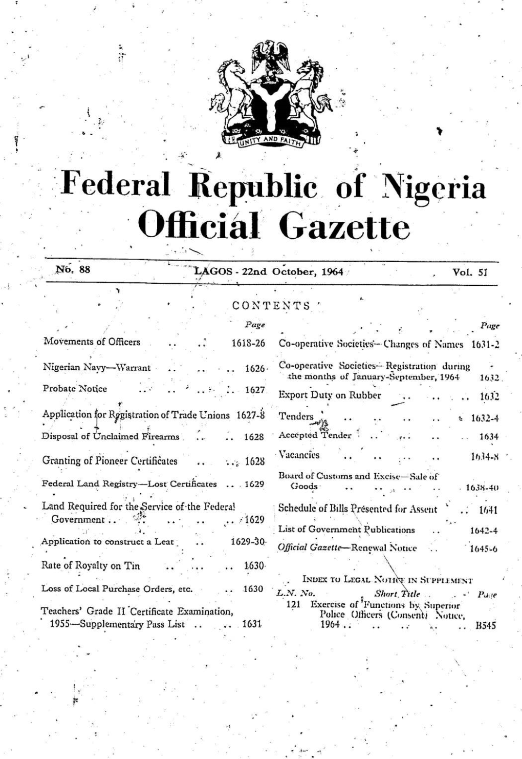 Federalrepublic Ofnigeria