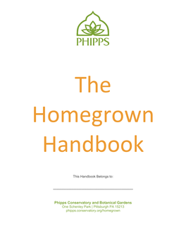 The Homegrown Handbook