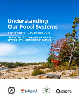 Understanding Our Food Systems SEPTEMBER - DECEMBER 2019