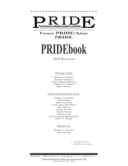 PRIDE Participants Guide