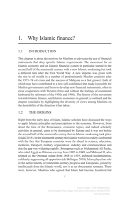 1. Why Islamic Finance?