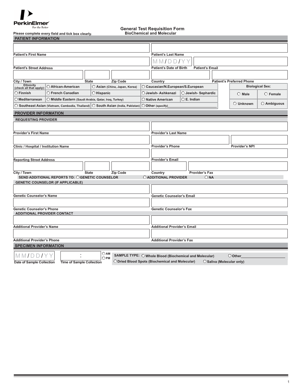 Nobarcodes Biochemmolecular