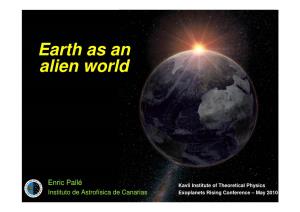 Earth As an Alien World
