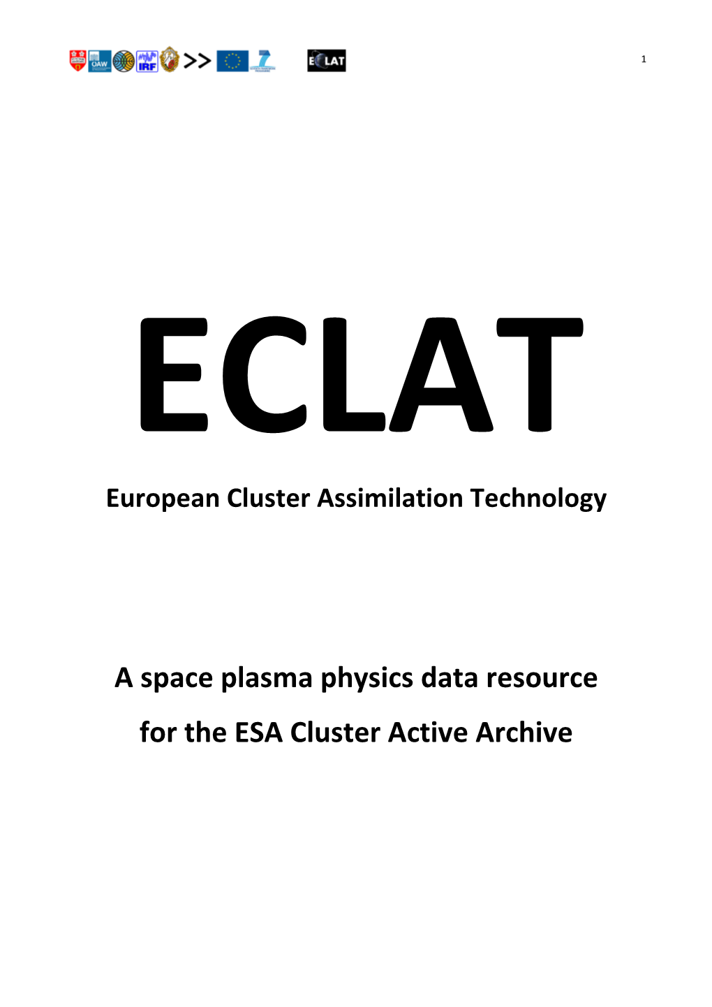A Space Plasma Physics Data Resource for the ESA Cluster Active Archive