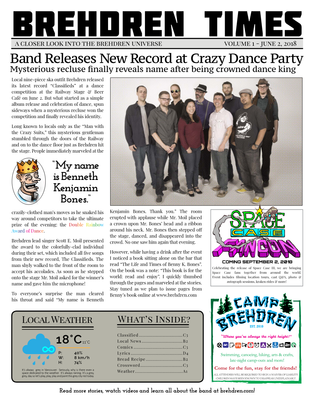 Band Releases New Record at Crazy Dance Party