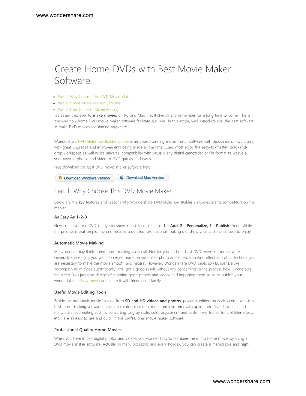 Make Home Movies with Best Movie Maker Software