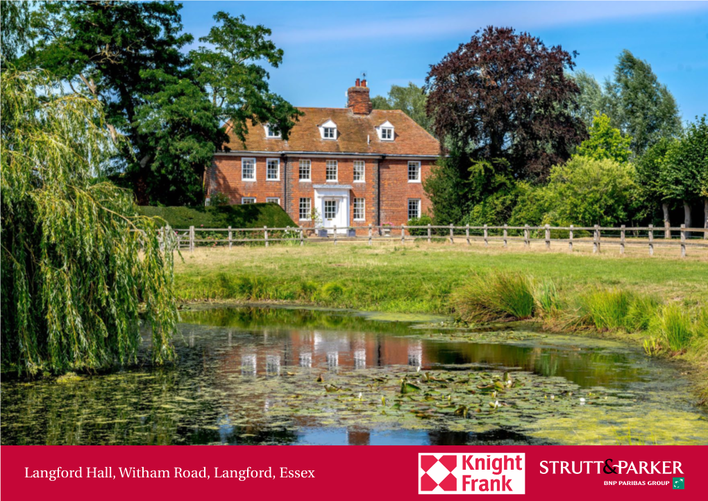 Langford Hall, Witham Road, Langford, Essex