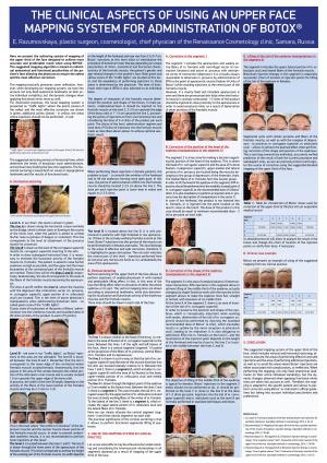 Clinical Aspects of Using an Upper Face Mapping System for Administration of Botox® E