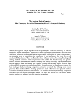 Mechanical Tube Cleaning: the Emerging Trend in Maintaining Heat Exchanger Efficiency