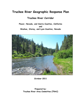 Truckee River Geographic Response Plan
