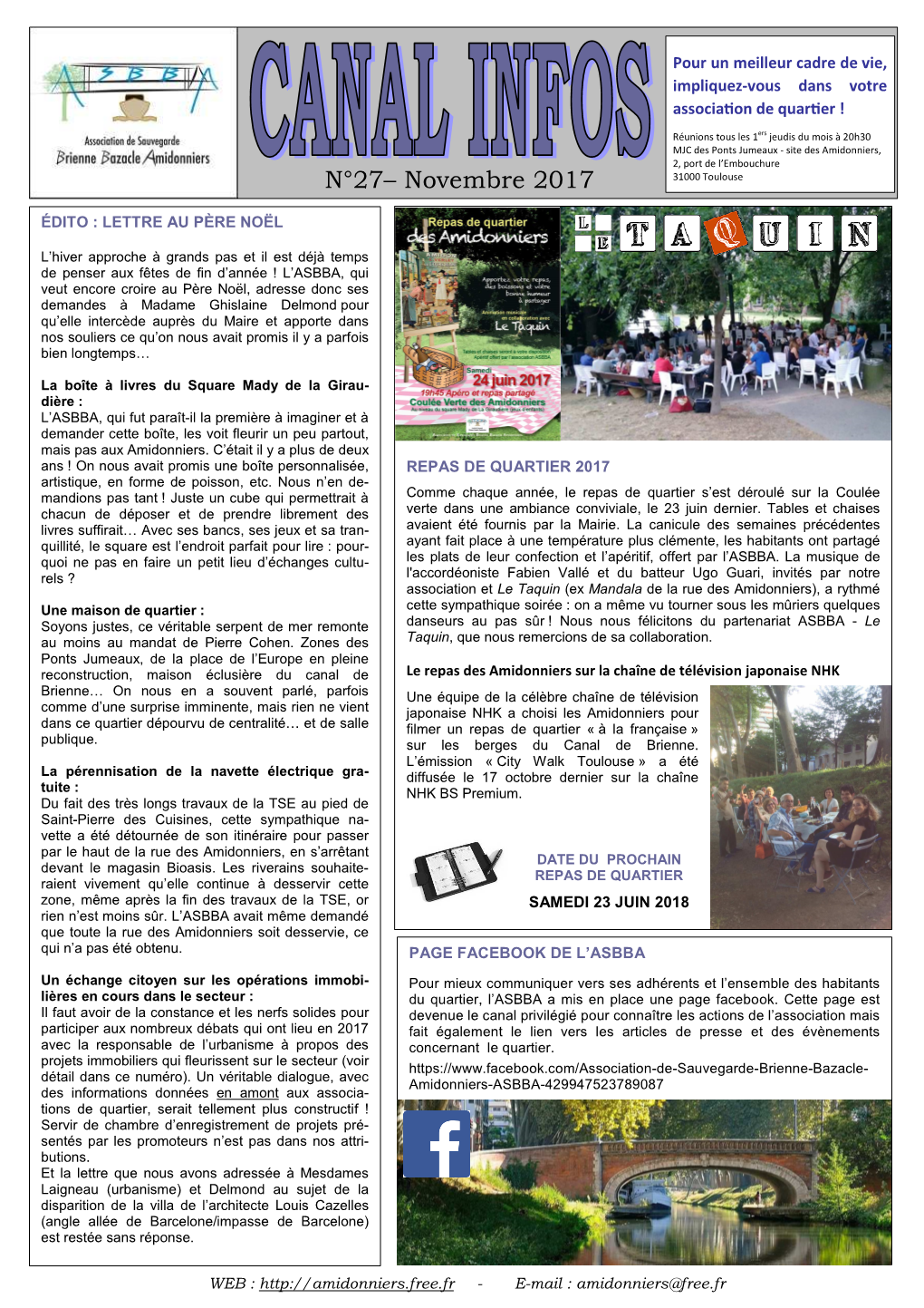 Canal Infos 2017 11 No 27