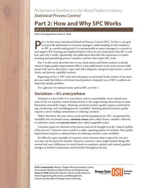 Statistical Process Control, Part 2: How and Why SPC Works