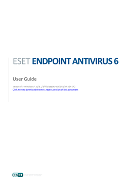 Eset Endpoint Antivirus 6