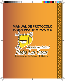 MANUAL DE PROTOCOLO PARA NO MAPUCHE Departamento De