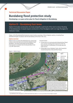 Bundaberg Flood Protection Study Developing a 10-Year Action Plan for Flood Mitigation in Bundaberg