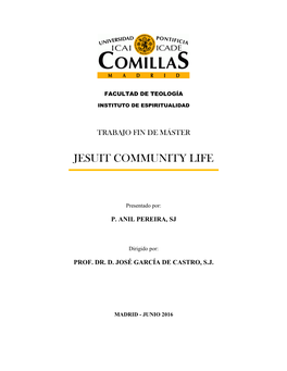 Jesuit Community Life