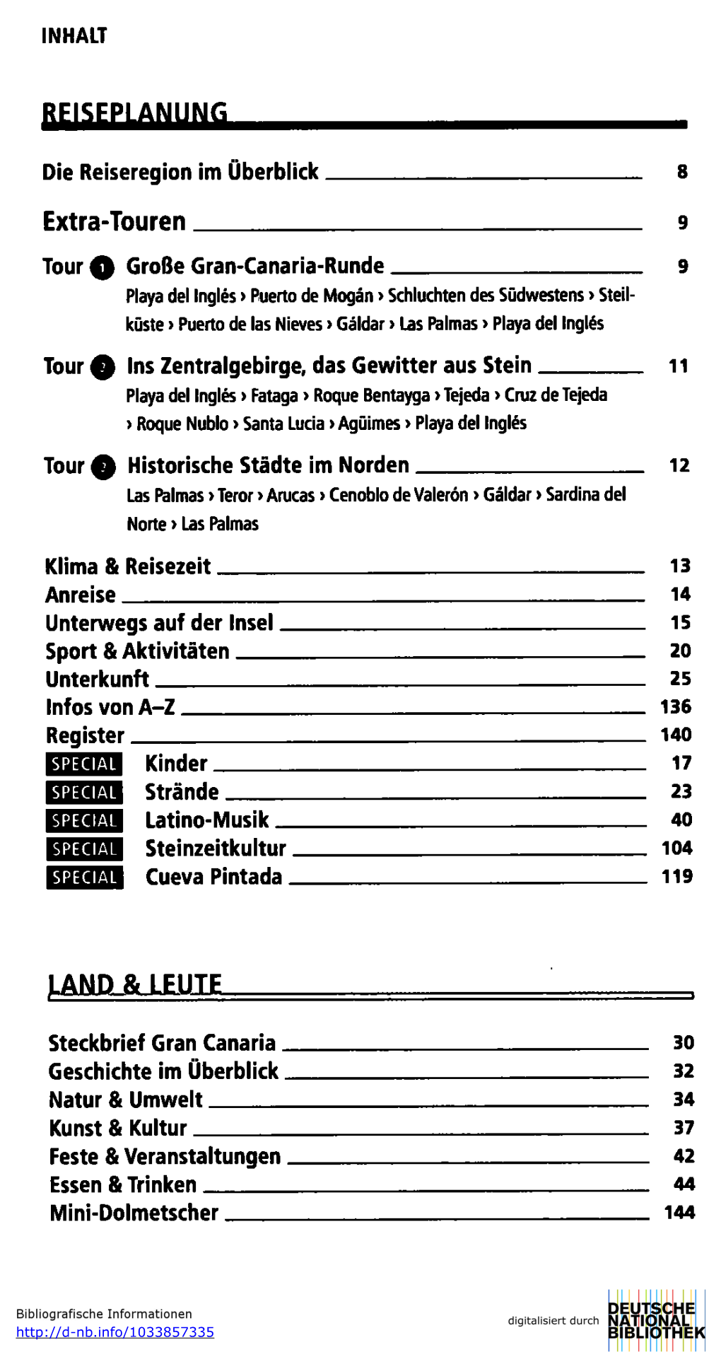 RFISEPLANUNG Extra-Touren