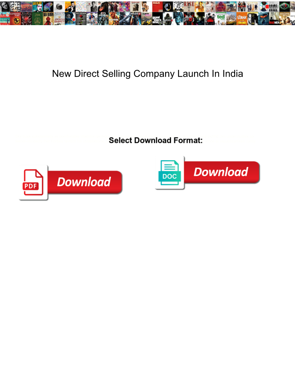 New Direct Selling Company Launch in India