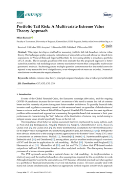 Portfolio Tail Risk: a Multivariate Extreme Value Theory Approach