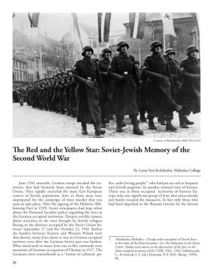 Soviet-Jewish Memory of the Second World War
