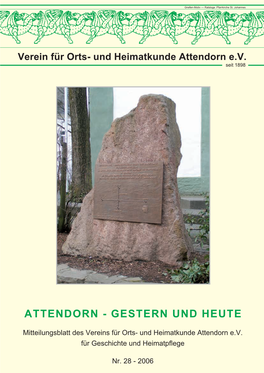 Heft Verein Für Heimatkunde 02.05.2006 16:16 Uhr Seite 2