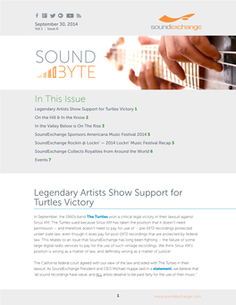 Soundbyte September 2014