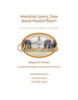 Winneshiek County, Iowa Annual Financial Report