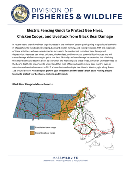 Electric Fencing Guide to Protect Bee Hives, Chicken Coops, and Livestock from Black Bear Damage