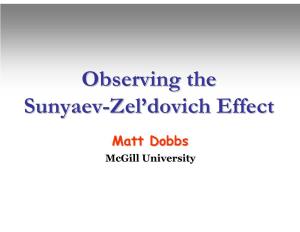 Observing the Sunyaev-Zel'dovich Effect