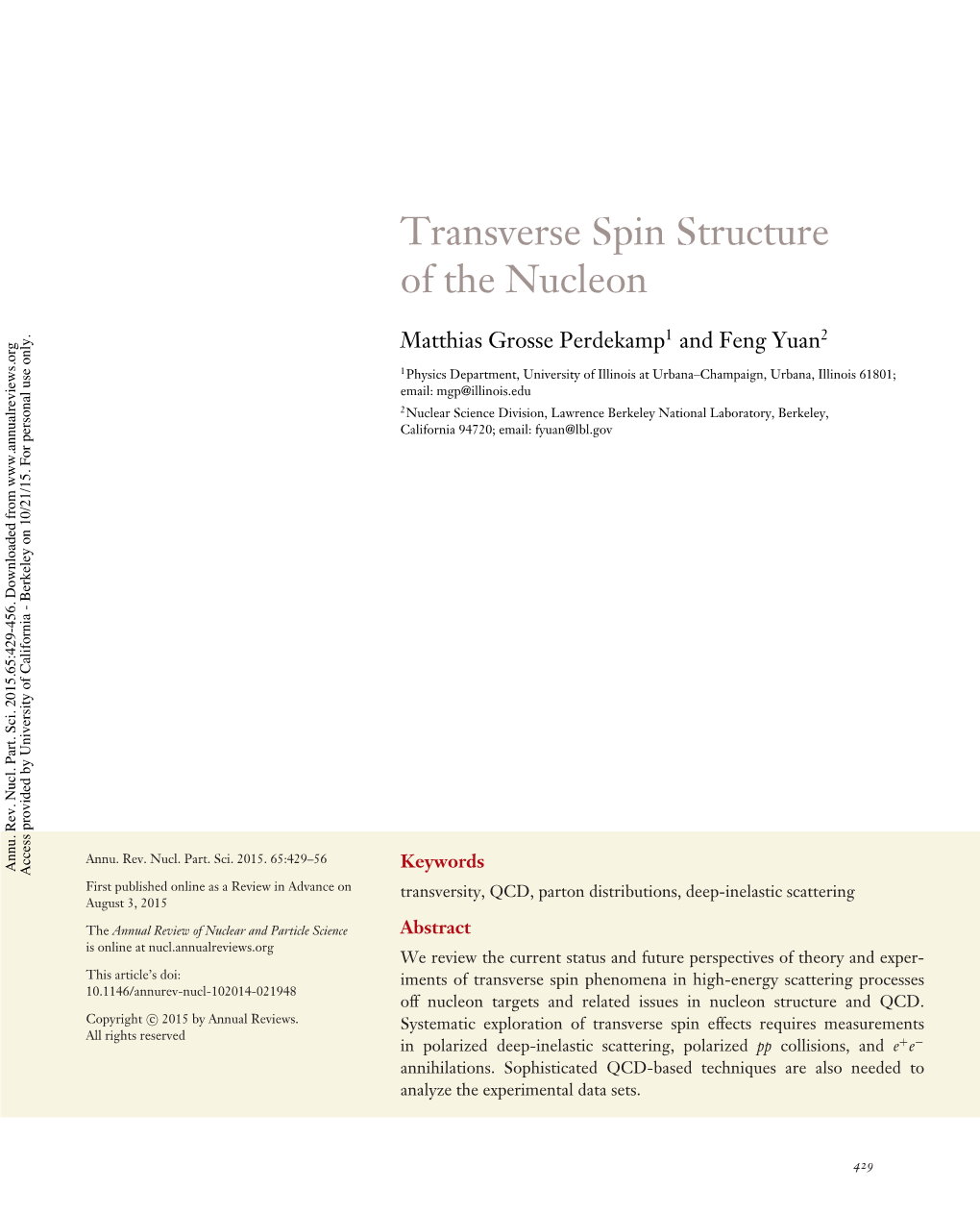 Transverse Spin Structure of the Nucleon