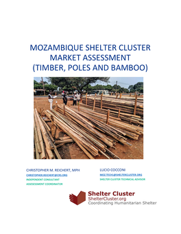 Mozambique Shelter Cluster Market Assessment (Timber, Poles and Bamboo)