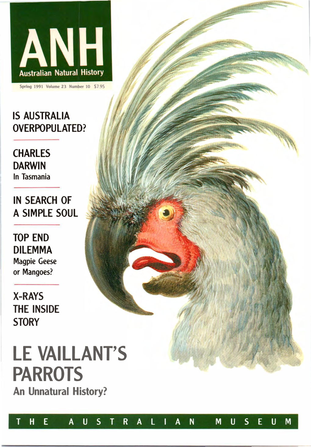 LE VAILLANT's PARROTS an Unnatural History?