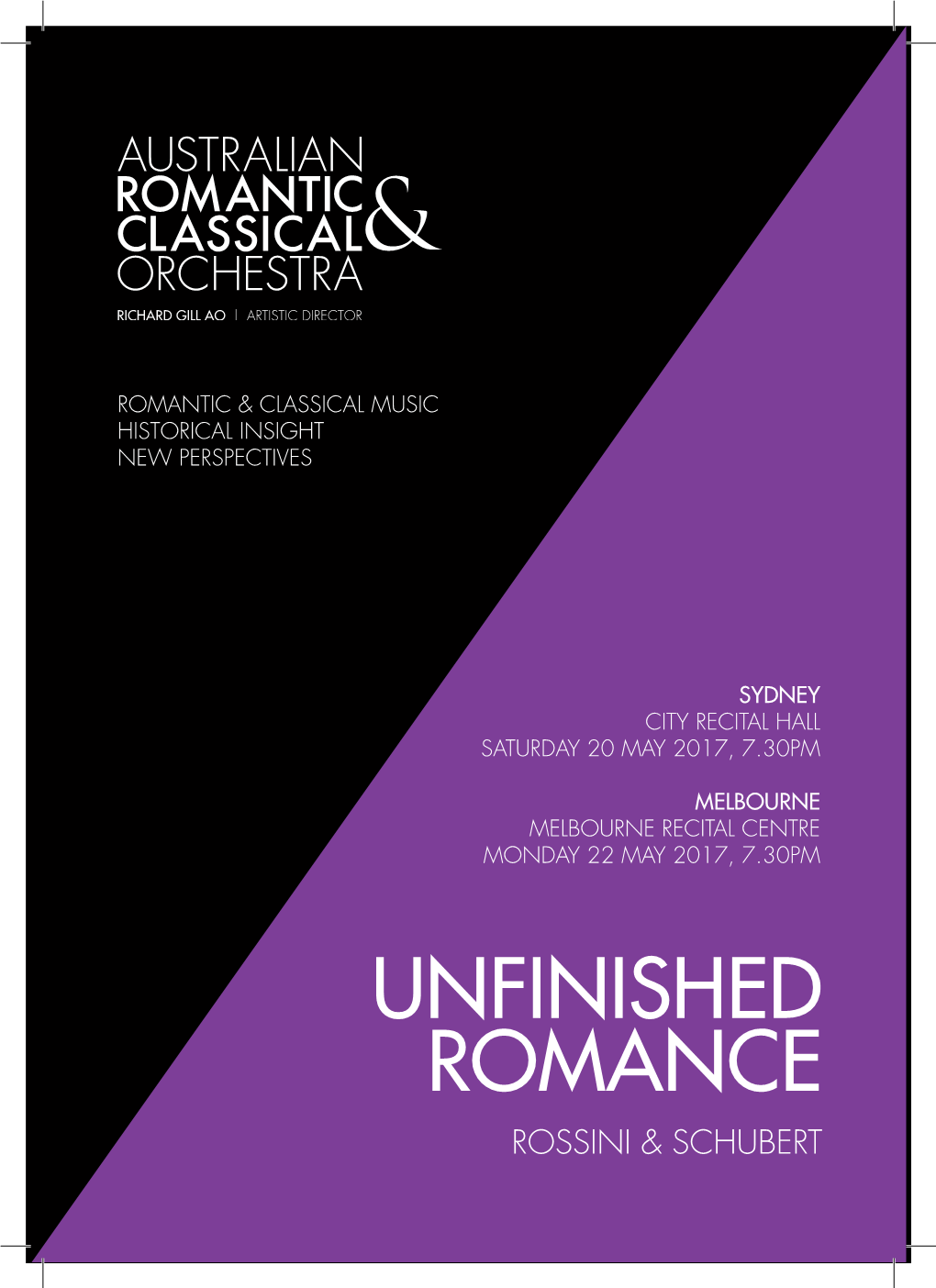 Unfinished Romance Rossini & Schubert Unfinished Romance Rossini & Schubert