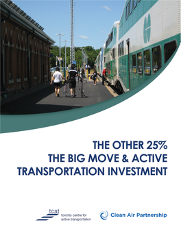 The Big Move and Active Transportation Investment