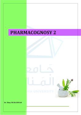 Pharmacognosy 2