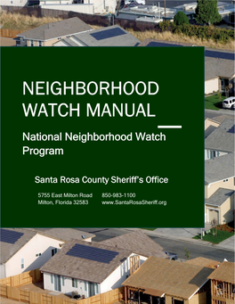 Neighborhood Watch Manual