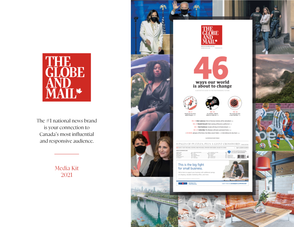 The Globe and Mail Newspaper Media Kit 2021