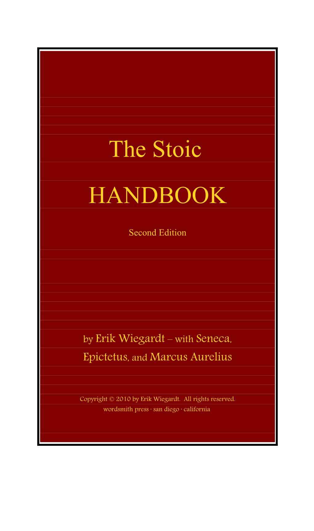 The Stoic HANDBOOK