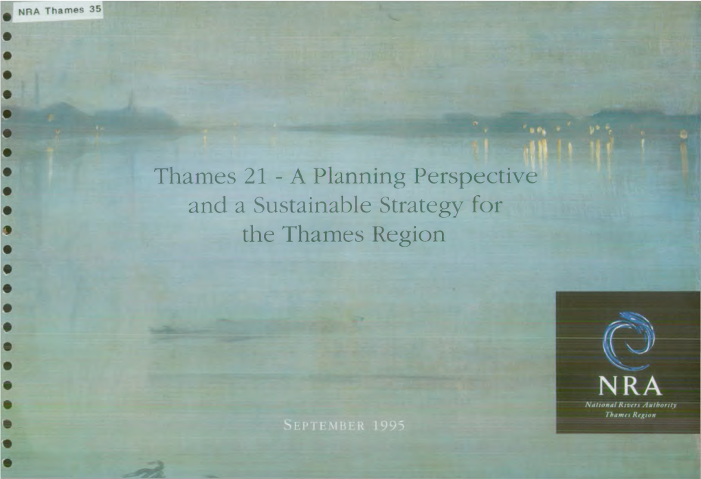 Thames 21 - a Planning Perspective and a Sustainable Strategy for the Thames Region in the Past, ‘Improving’ Rivers Often Meant Increasing Their Flow Capacity