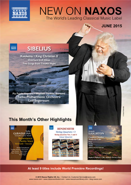 New on Naxos | June 2015