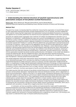 Poster Session 2 17:20 - 18:20 Thursday, 24Th June, 2021 Tracks Poster Session