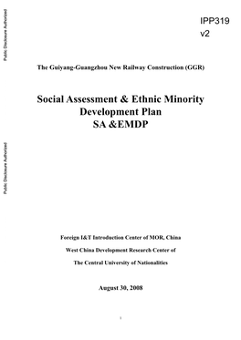 4.5 Ethnic Minority Groups