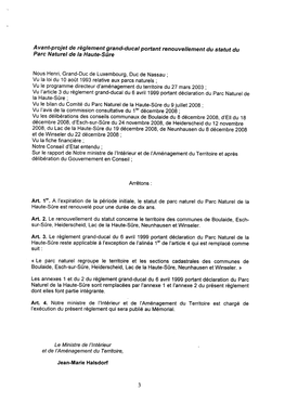 Texte Du Projet De Règlement Grand-Ducal 48.428