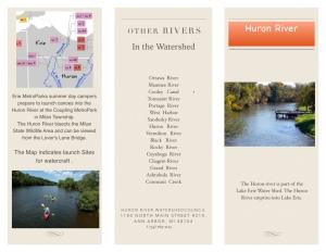 Huron River Brochure