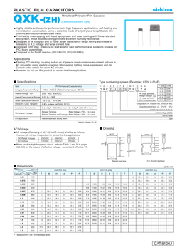 Plastic Film Capacitors Plastic Film Capacitors