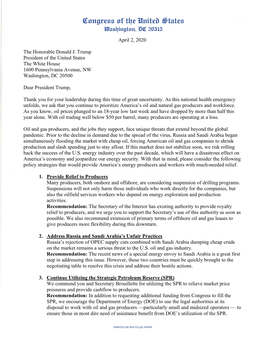 HEAT Letter to President Trump on Royalty Relief