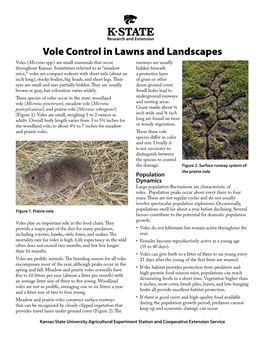 MF2975 Vole Control in Lawns and Landscapes