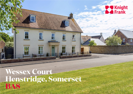 Wessex Court Henstridge, Somerset BA8 an Immaculately Presented, Modern Family House in an Attractive, Peaceful Private Estate Setting in a Large Village