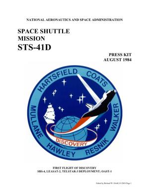 Space Shuttle Mission Sts-41D Press Kit August 1984